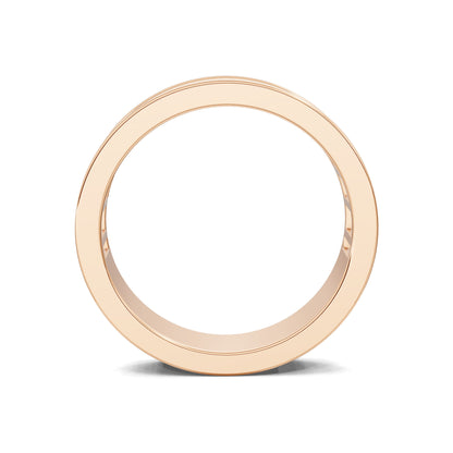 Christina Channel-Set Baguette Wedding Ring