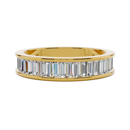 Christina Channel-Set Baguette Wedding Ring