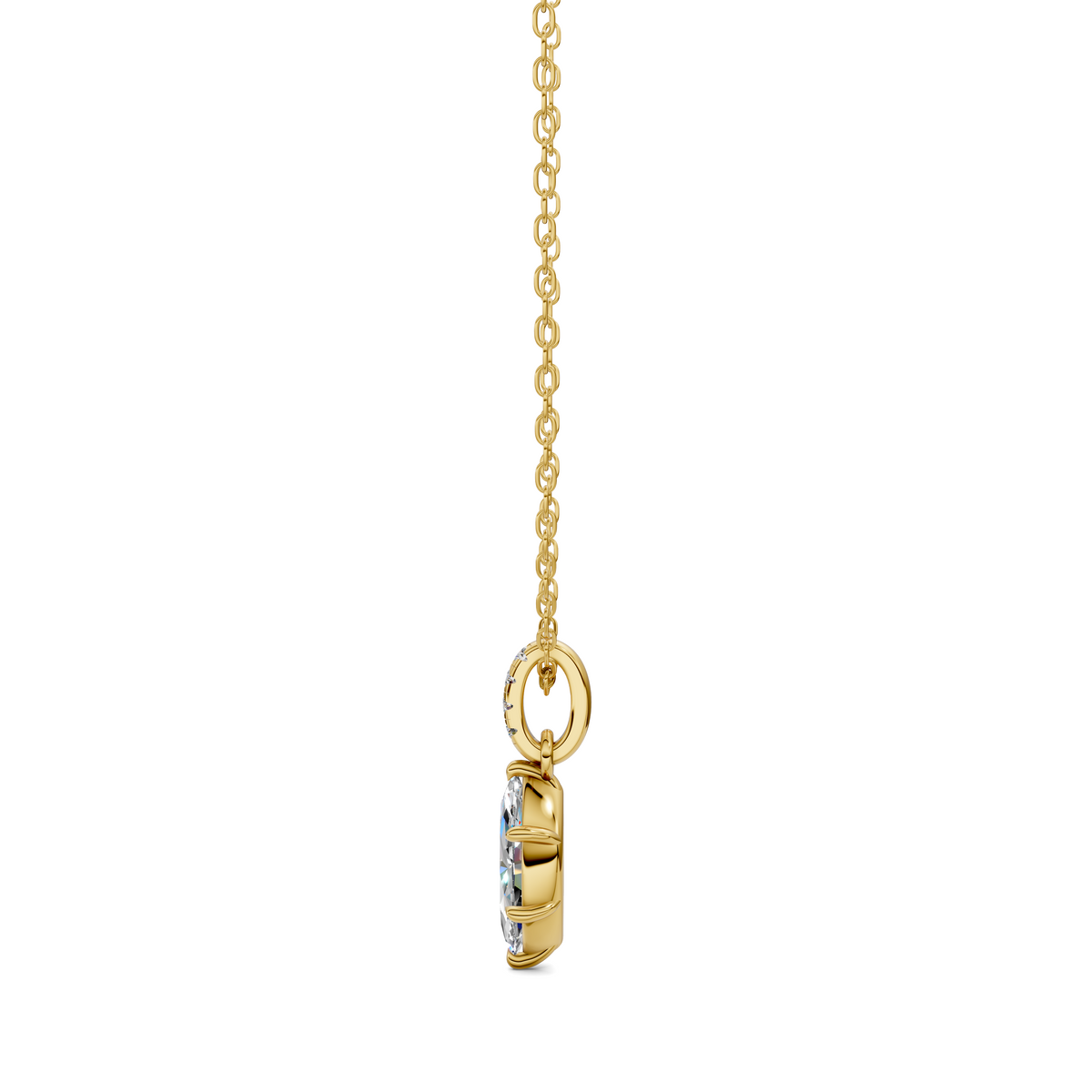 Pave Bail Marquise Pendant