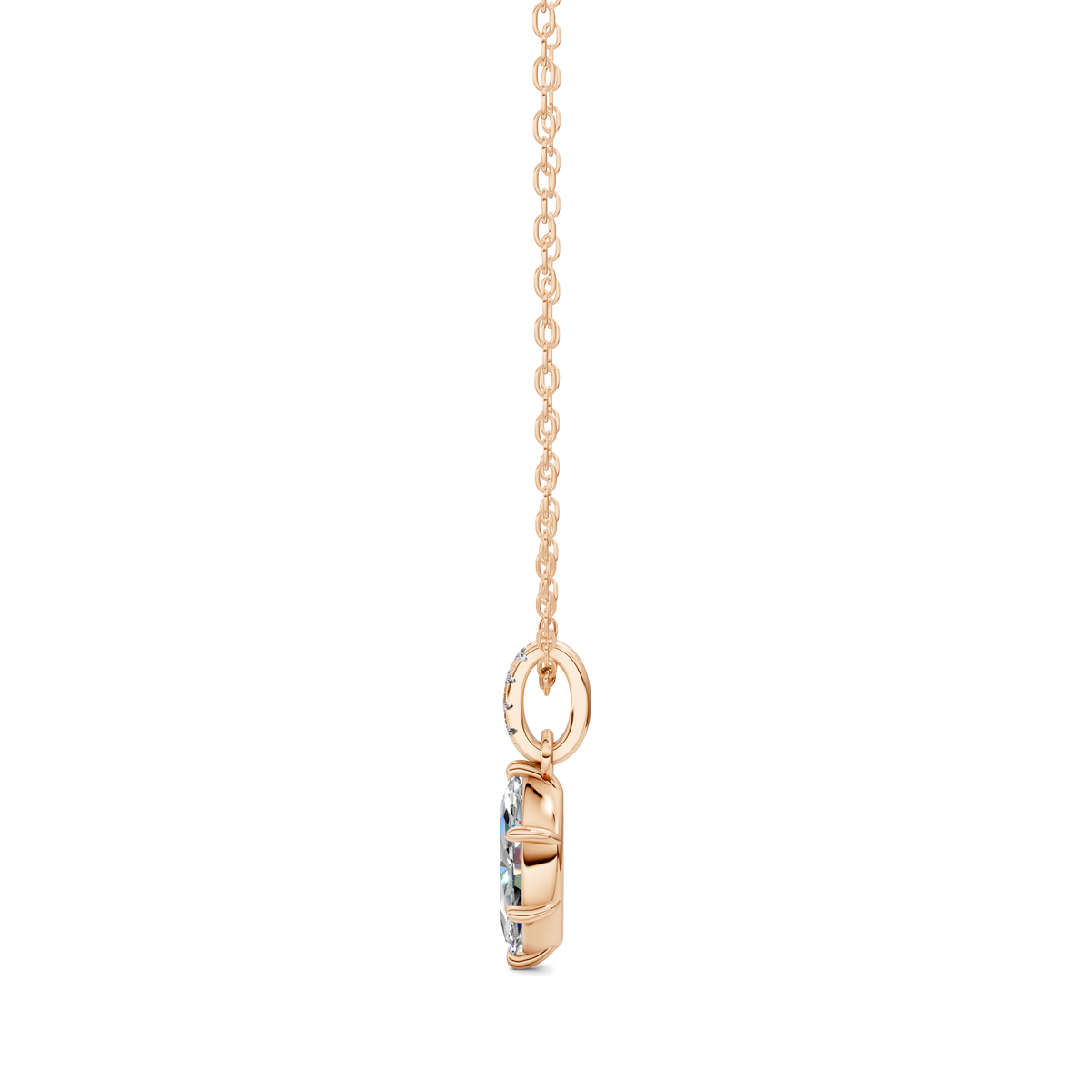 Pave Bail Marquise Pendant