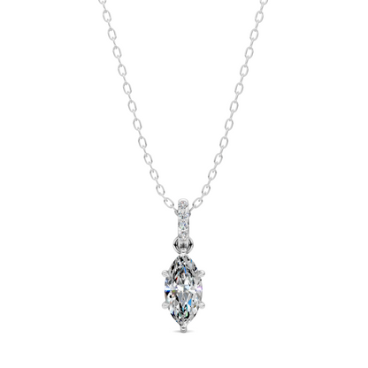 Pave Bail Marquise Pendant