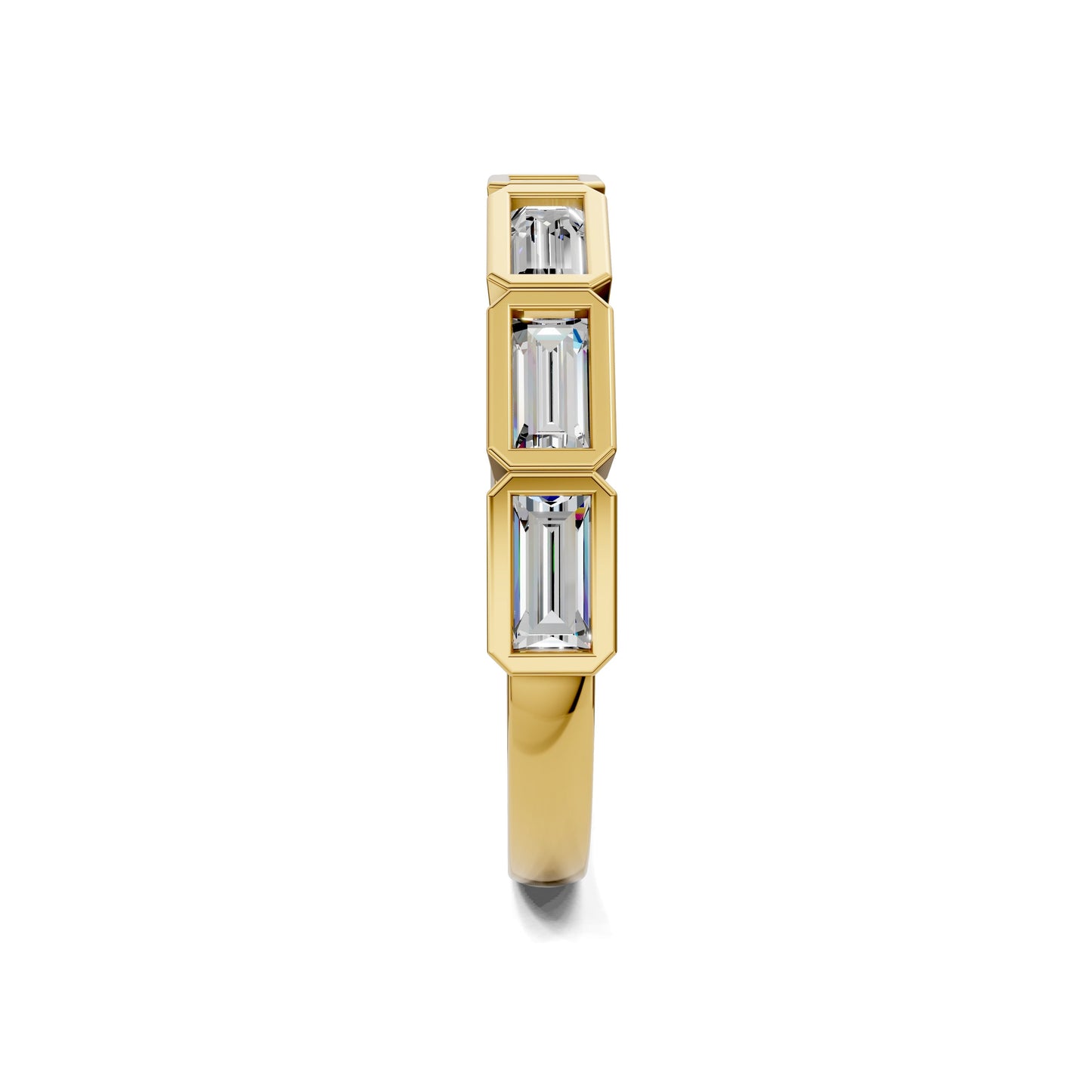Allison Baguette Wedding Ring
