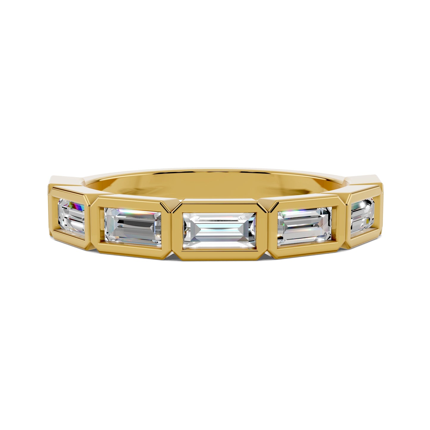 Allison Baguette Wedding Ring