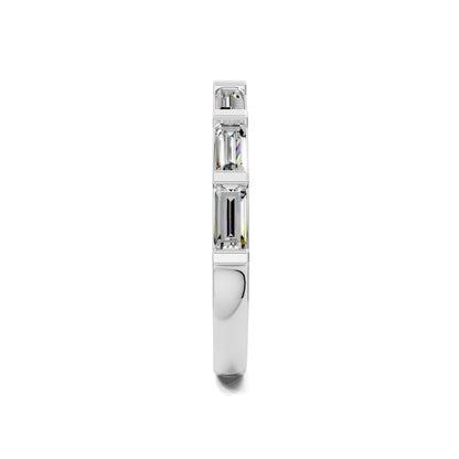 Kelsey Baguette Wedding Band