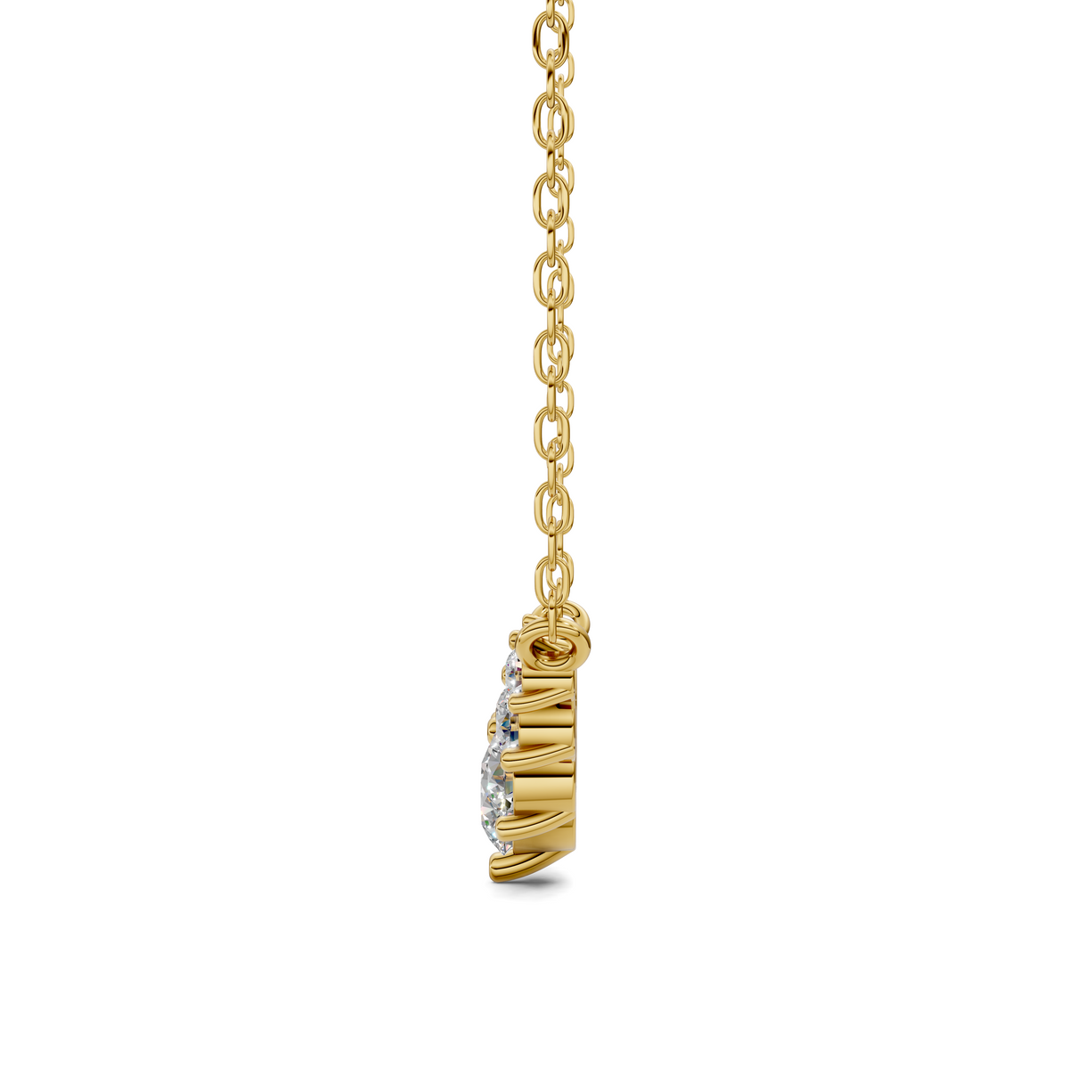 Graduated Arc Diamond Necklace
