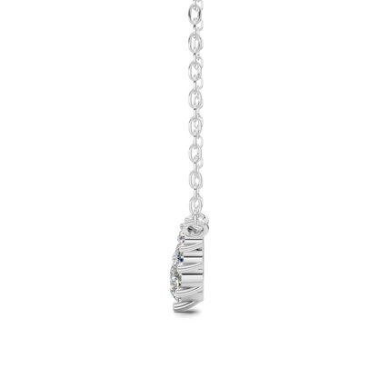 Graduated Arc Diamond Necklace