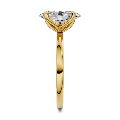 Susan Petite Floral Basket  Ring
