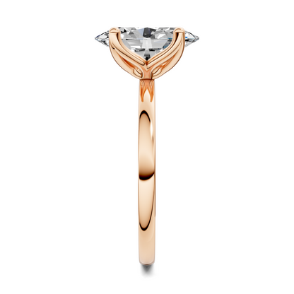 Susan Petite Floral Basket  Ring