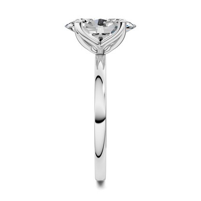 Susan Petite Floral Basket  Ring