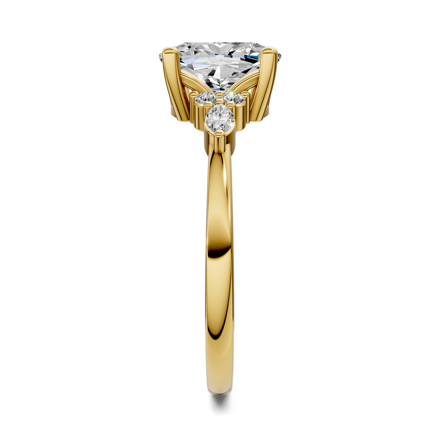 Monique Petite Diamond Cluster Ring