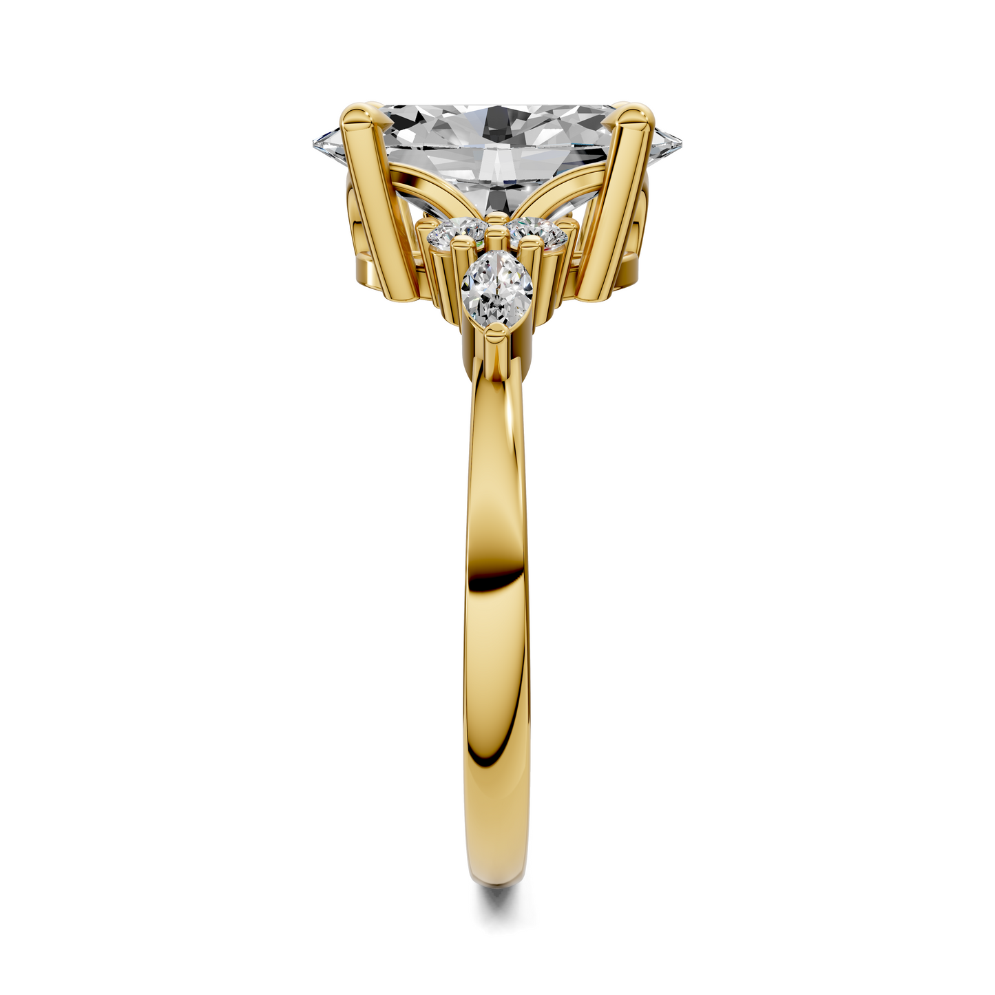 Monique Petite Diamond Cluster Ring