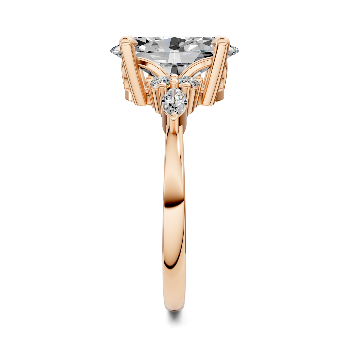 Monique Petite Diamond Cluster Ring