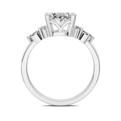 Monique Petite Diamond Cluster Ring