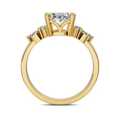 Monique Petite Diamond Cluster Ring
