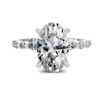 Kiara Round and Marquise Hidden Halo Ring