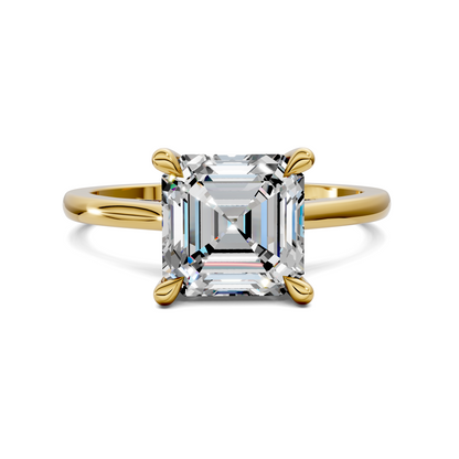 Mallory Petite Bridge Pave And Hidden Halo Ring