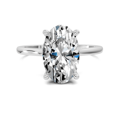 Mallory Petite Bridge Pave And Hidden Halo Ring