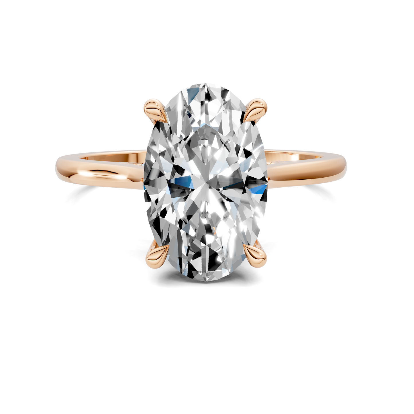 Mallory Petite Bridge Pave And Hidden Halo Ring