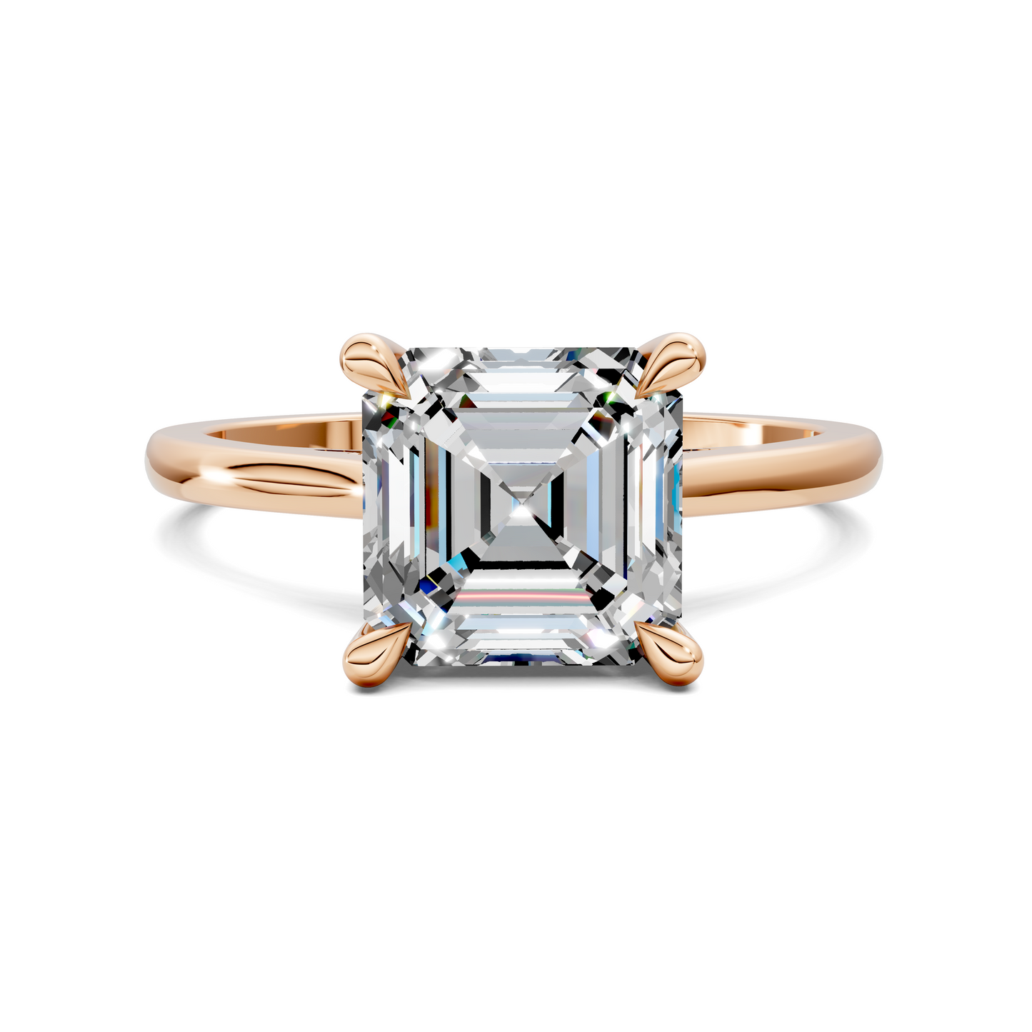 Mallory Petite Bridge Pave And Hidden Halo Ring