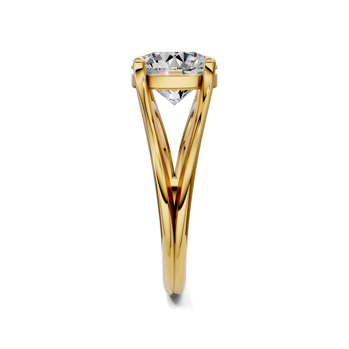 Megan Split Shank Engagement Ring