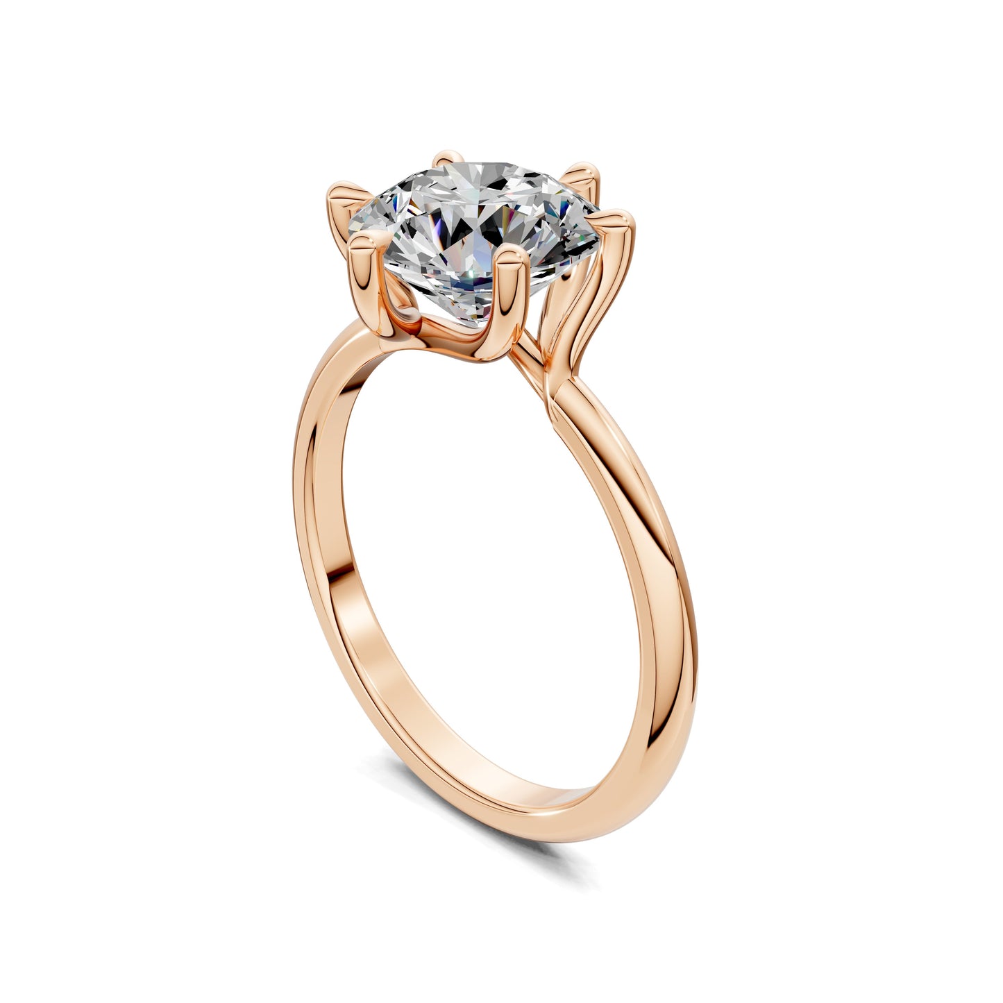 Alexis Floral Basket  Engagement Ring