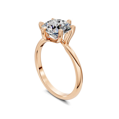 Alexis Floral Basket  Engagement Ring