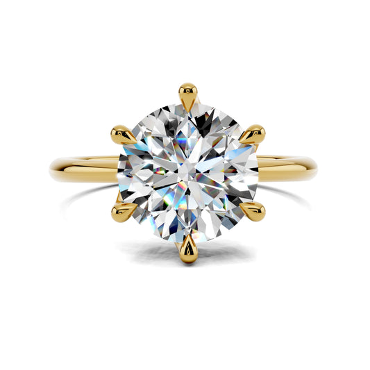 Alexis Floral Basket  Engagement Ring
