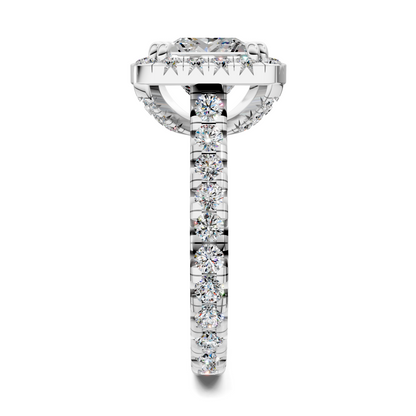 Kiana Halo Cathedral Ring