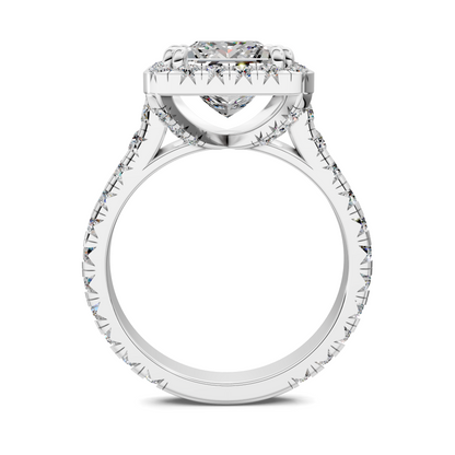 Kiana Halo Cathedral Ring