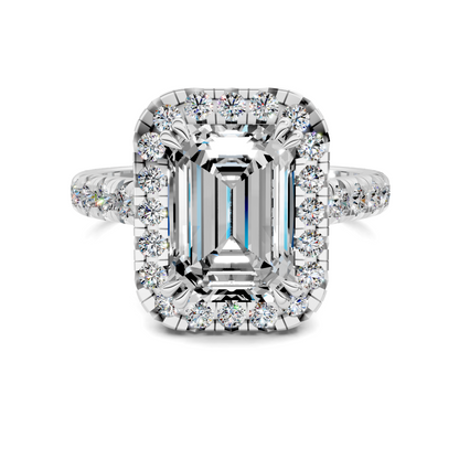 Kiana Halo Cathedral Ring