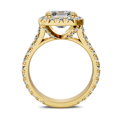 Kiana Halo Cathedral Ring