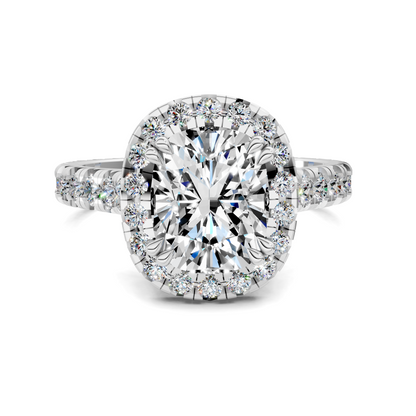 Kiana Halo Cathedral Ring