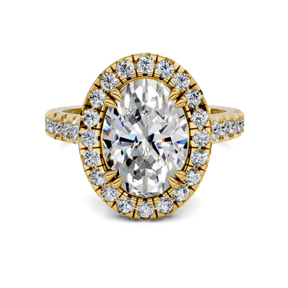 Kiana Halo Cathedral Ring
