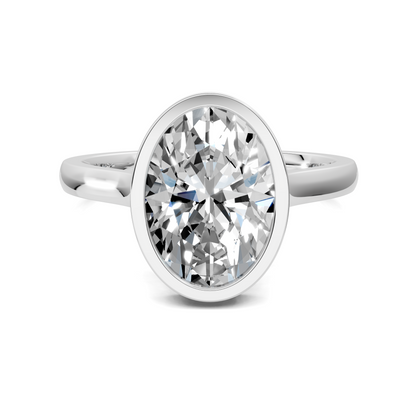 Jazmin Bezel Halo Ring