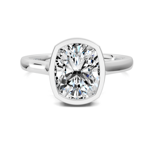 Jazmin Bezel Halo Ring