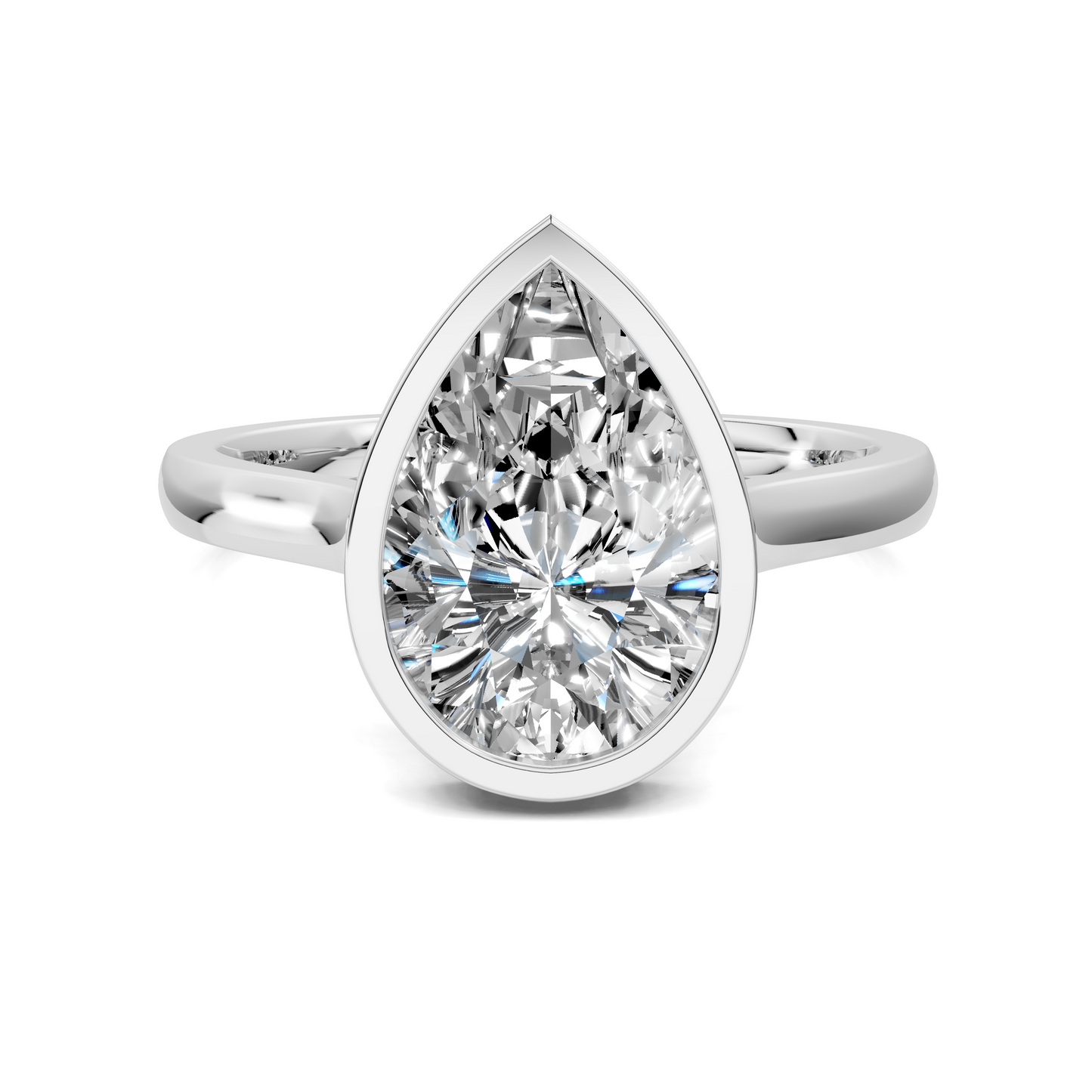 Jazmin Bezel Halo Ring