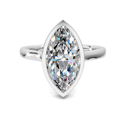 Jazmin Bezel Halo Ring