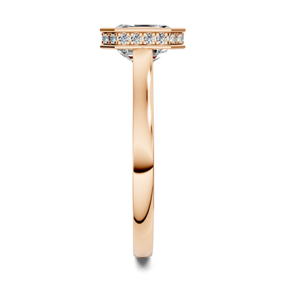 Jazmin Bezel Halo Ring