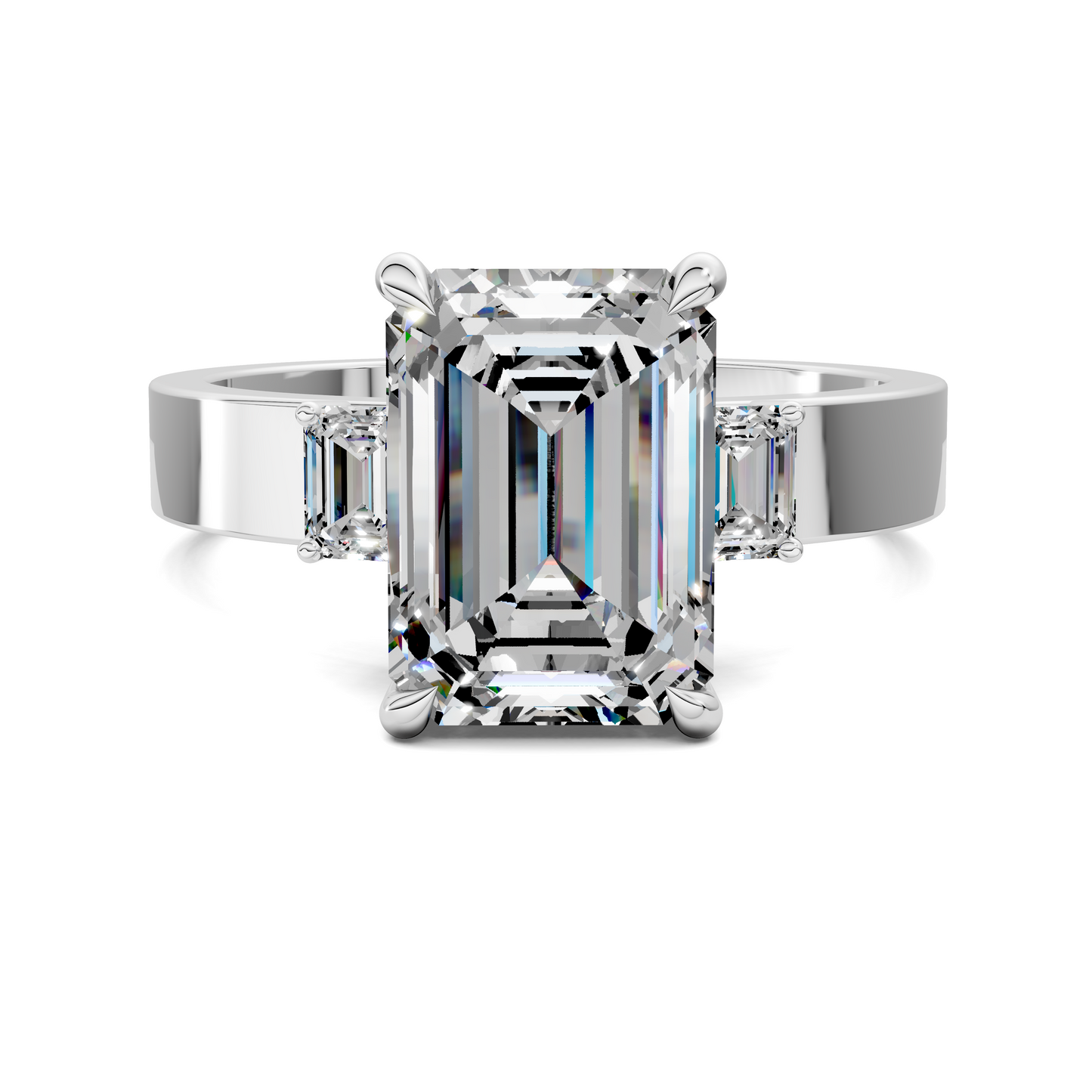 Brandy Three Stone Ring