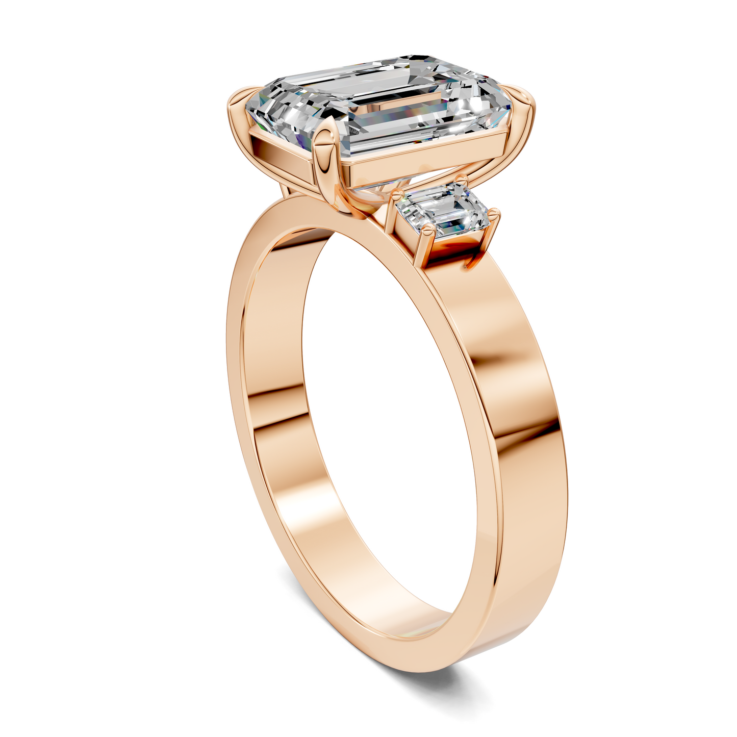 Brandy Three Stone Ring