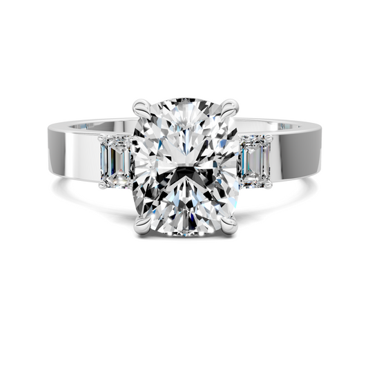 Brandy Three Stone Ring