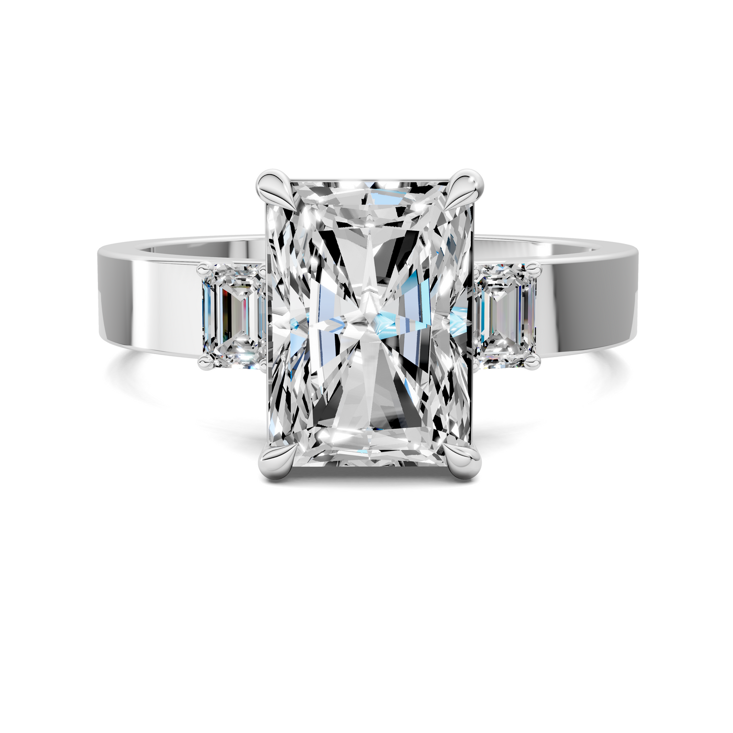 Brandy Three Stone Ring