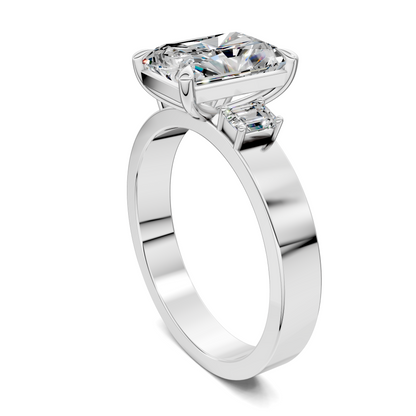 Brandy Three Stone Ring