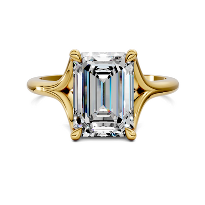 Jillian Split Shank Solitaire Ring
