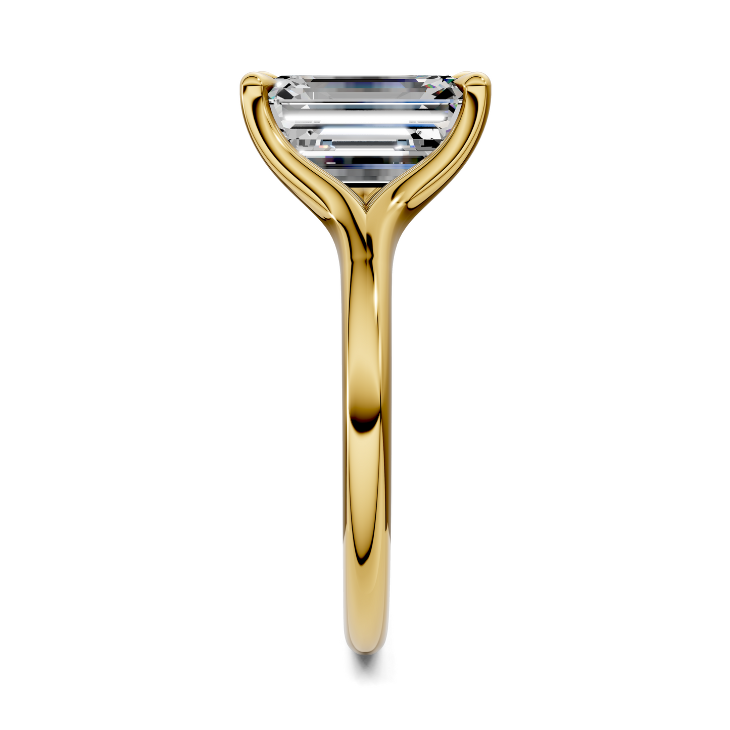 Jillian Split Shank Solitaire Ring