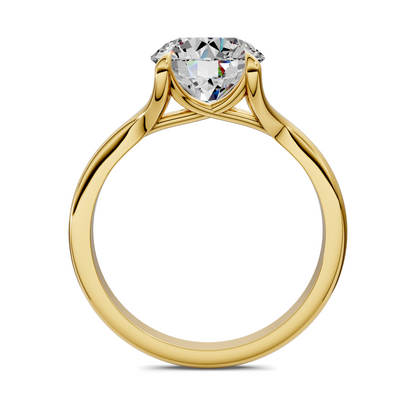Jillian Split Shank Solitaire Ring