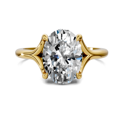 Jillian Split Shank Solitaire Ring