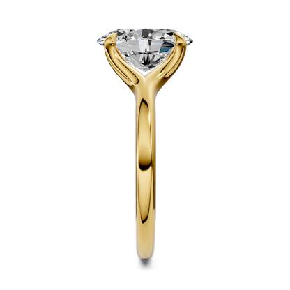 Jillian Split Shank Solitaire Ring