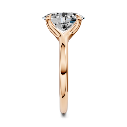 Jillian Split Shank Solitaire Ring
