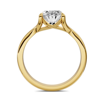 Jillian Split Shank Solitaire Ring